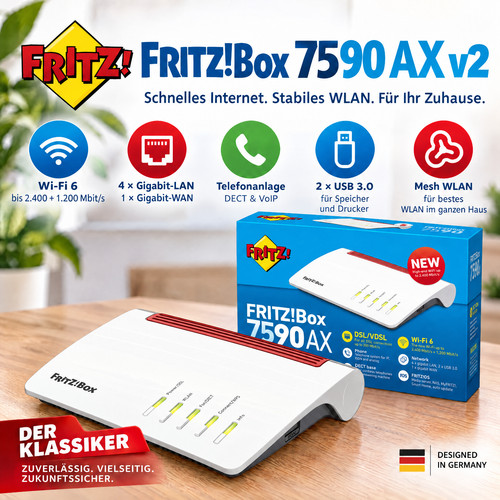 Avm fritz box - ax, wifi