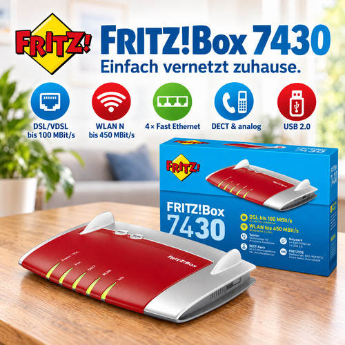 Avm fritzbox 7430 vdsl - avm, dsl