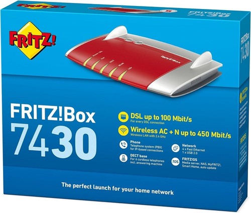 Avm fritzbox 7430 wlan router - avm,