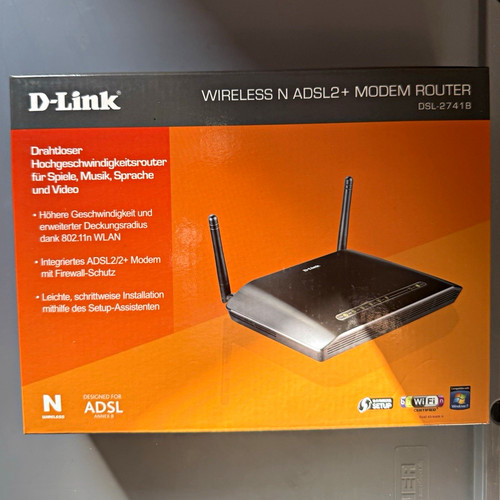 Link dsl 2741b - dsl-2741b, wlan